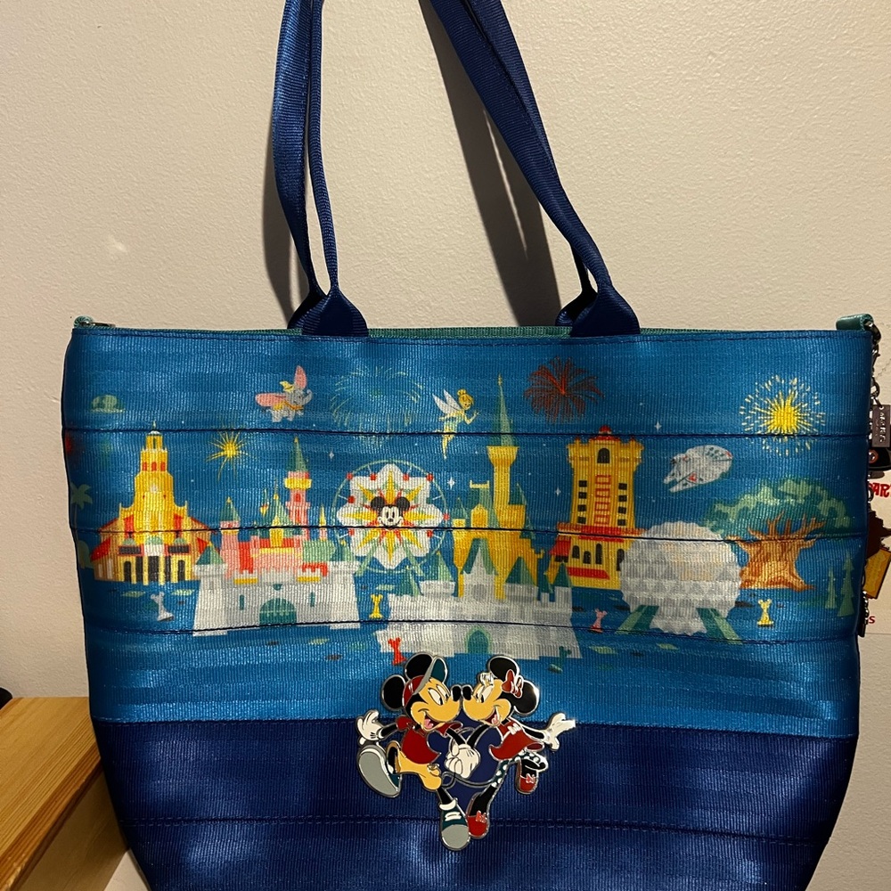 Disney Blue Streamline Harvey Tote